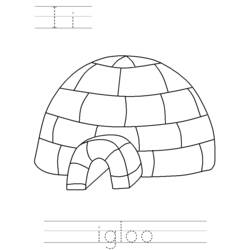 Disegno da colorare: Igloo (Edifici e architettura) #61611 - Pagine da Colorare Stampabili Gratuite