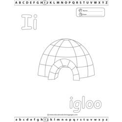 Disegno da colorare: Igloo (Edifici e architettura) #61671 - Pagine da Colorare Stampabili Gratuite