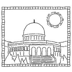 Disegno da colorare: Moschea (Edifici e architettura) #64518 - Pagine da Colorare Stampabili Gratuite
