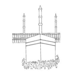 Disegno da colorare: Moschea (Edifici e architettura) #64603 - Pagine da Colorare Stampabili Gratuite