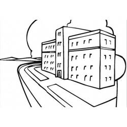 Disegno da colorare: Ospedale (Edifici e architettura) #61947 - Pagine da Colorare Stampabili Gratuite