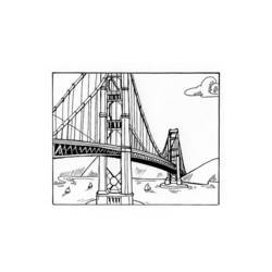Disegno da colorare: Ponte (Edifici e architettura) #62841 - Pagine da Colorare Stampabili Gratuite