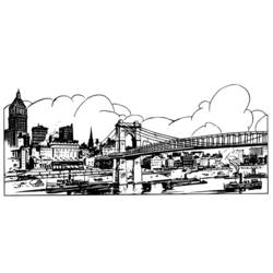 Disegno da colorare: Ponte (Edifici e architettura) #62846 - Pagine da Colorare Stampabili Gratuite