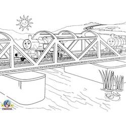 Disegno da colorare: Ponte (Edifici e architettura) #62854 - Pagine da Colorare Stampabili Gratuite
