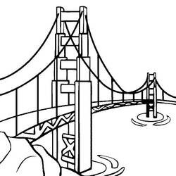 Disegno da colorare: Ponte (Edifici e architettura) #62877 - Pagine da Colorare Stampabili Gratuite
