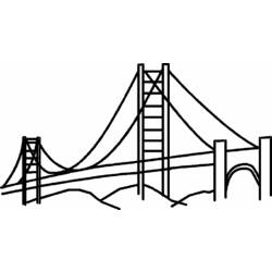 Disegno da colorare: Ponte (Edifici e architettura) #62884 - Pagine da Colorare Stampabili Gratuite