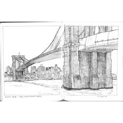 Disegno da colorare: Ponte (Edifici e architettura) #62901 - Pagine da Colorare Stampabili Gratuite