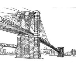 Disegno da colorare: Ponte (Edifici e architettura) #62951 - Pagine da Colorare Stampabili Gratuite