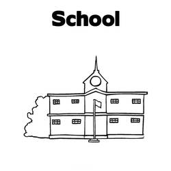 Disegno da colorare: Scuola (Edifici e architettura) #63989 - Pagine da Colorare Stampabili Gratuite