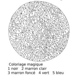 Disegno da colorare: colorazione magica (educativo) #126106 - Pagine da Colorare Stampabili Gratuite