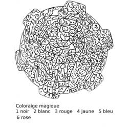 Disegno da colorare: colorazione magica (educativo) #126178 - Pagine da Colorare Stampabili Gratuite