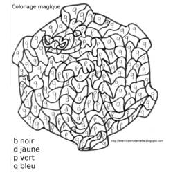 Disegno da colorare: colorazione magica (educativo) #126189 - Pagine da Colorare Stampabili Gratuite