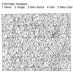 Disegno da colorare: colorazione magica (educativo) #126213 - Pagine da Colorare Stampabili Gratuite