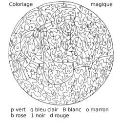 Disegno da colorare: colorazione magica (educativo) #126216 - Pagine da Colorare Stampabili Gratuite