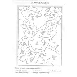 Disegno da colorare: colorazione magica (educativo) #126285 - Pagine da Colorare Stampabili Gratuite