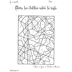 Disegno da colorare: colorazione magica (educativo) #126328 - Pagine da Colorare Stampabili Gratuite