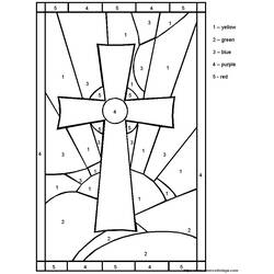 Disegno da colorare: colorazione magica (educativo) #126362 - Pagine da Colorare Stampabili Gratuite