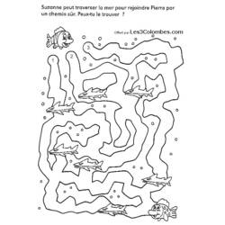 Disegno da colorare: Labirinti (educativo) #126611 - Pagine da Colorare Stampabili Gratuite