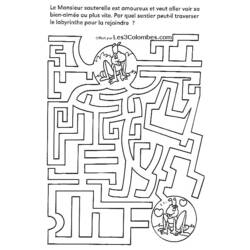 Disegno da colorare: Labirinti (educativo) #126615 - Pagine da Colorare Stampabili Gratuite