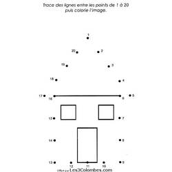 Disegno da colorare: Pagina da colorare punto per punto (educativo) #125883 - Pagine da Colorare Stampabili Gratuite