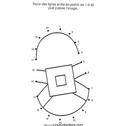 Disegno da colorare: Pagina da colorare punto per punto (educativo) #125931 - Pagine da Colorare Stampabili Gratuite