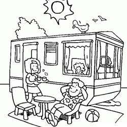 Disegni da colorare: Vacanza - Pagine da Colorare Stampabili Gratuite