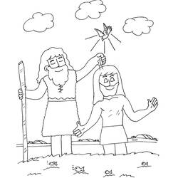 Disegno da colorare: Battesimo (Feste e Celebrazioni) #57594 - Pagine da Colorare Stampabili Gratuite