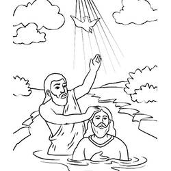 Disegno da colorare: Battesimo (Feste e Celebrazioni) #57707 - Pagine da Colorare Stampabili Gratuite