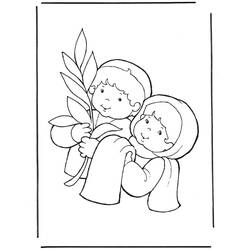 Disegno da colorare: Domenica delle Palme (Feste e Celebrazioni) #210840 - Pagine da Colorare Stampabili Gratuite