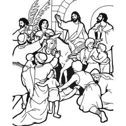 Disegno da colorare: Domenica delle Palme (Feste e Celebrazioni) #210844 - Pagine da Colorare Stampabili Gratuite