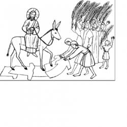 Disegno da colorare: Domenica delle Palme (Feste e Celebrazioni) #60307 - Pagine da Colorare Stampabili Gratuite