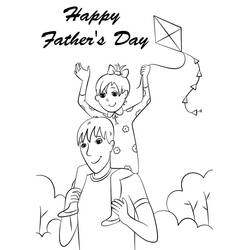 Disegni da colorare: Festa del Papà - Pagine da Colorare Stampabili Gratuite
