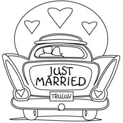 Disegno da colorare: Matrimonio (Feste e Celebrazioni) #55952 - Pagine da Colorare Stampabili Gratuite