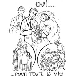 Disegno da colorare: Matrimonio (Feste e Celebrazioni) #55998 - Pagine da Colorare Stampabili Gratuite