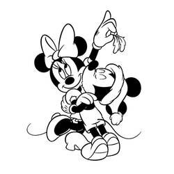 Disegni da colorare: Natale Disney - Pagine da Colorare Stampabili Gratuite