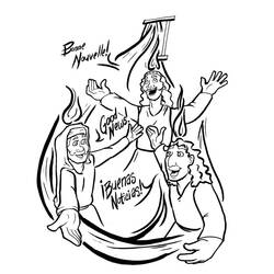 Disegni da colorare: Pentecoste - Pagine da Colorare Stampabili Gratuite