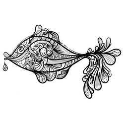 Disegni da colorare: Pesce d'Aprile - Pagine da Colorare Stampabili Gratuite