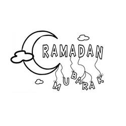 Disegni da colorare: Ramadan - Pagine da Colorare Stampabili Gratuite