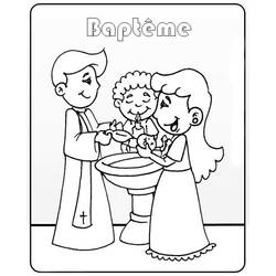 Disegno da colorare: Battesimo (Festività e occasioni speciali) #57459 - Pagine da Colorare Stampabili Gratuite