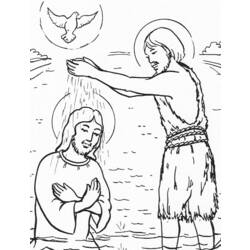 Disegno da colorare: Battesimo (Festività e occasioni speciali) #57480 - Pagine da Colorare Stampabili Gratuite