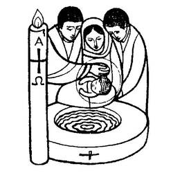 Disegno da colorare: Battesimo (Festività e occasioni speciali) #57530 - Pagine da Colorare Stampabili Gratuite