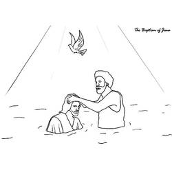 Disegno da colorare: Battesimo (Festività e occasioni speciali) #57664 - Pagine da Colorare Stampabili Gratuite