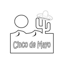 Disegno da colorare: Cinco de Mayo (Festività e occasioni speciali) #59968 - Pagine da Colorare Stampabili Gratuite