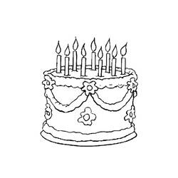 Disegno da colorare: Compleanno (Festività e occasioni speciali) #57057 - Pagine da Colorare Stampabili Gratuite