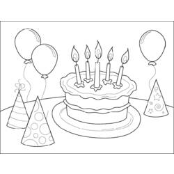 Disegno da colorare: Compleanno (Festività e occasioni speciali) #57081 - Pagine da Colorare Stampabili Gratuite