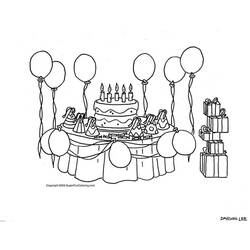Disegno da colorare: Compleanno (Festività e occasioni speciali) #57093 - Pagine da Colorare Stampabili Gratuite