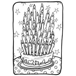 Disegno da colorare: Compleanno (Festività e occasioni speciali) #57148 - Pagine da Colorare Stampabili Gratuite