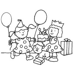 Disegno da colorare: Compleanno (Festività e occasioni speciali) #57159 - Pagine da Colorare Stampabili Gratuite