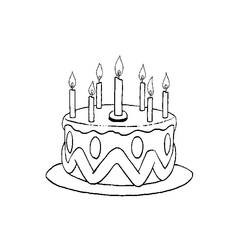 Disegno da colorare: Compleanno (Festività e occasioni speciali) #57171 - Pagine da Colorare Stampabili Gratuite
