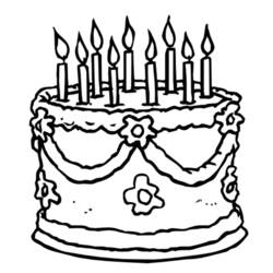 Disegno da colorare: Compleanno (Festività e occasioni speciali) #57252 - Pagine da Colorare Stampabili Gratuite